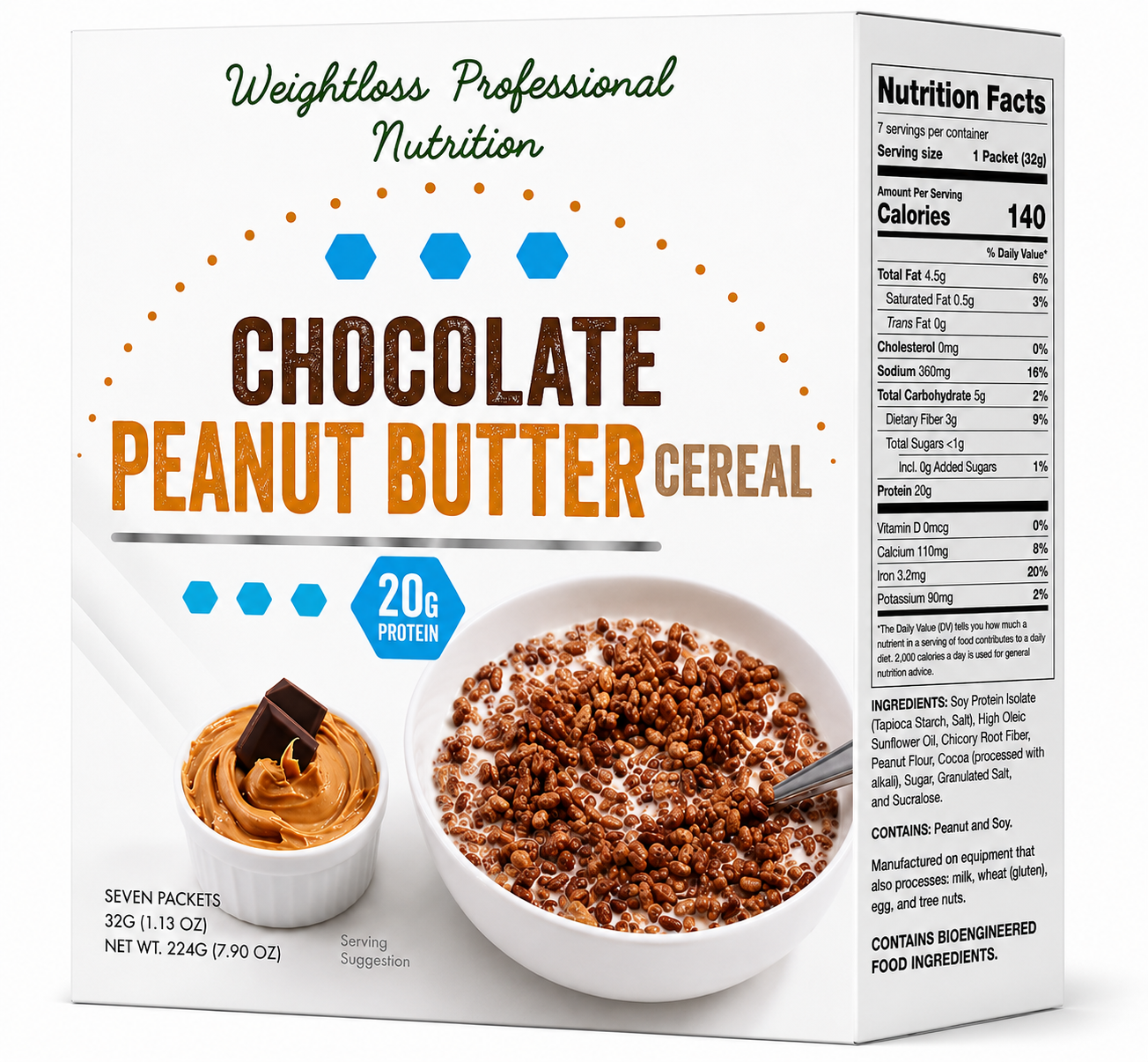 Chocolate Peanut Butter Crisp Cereal