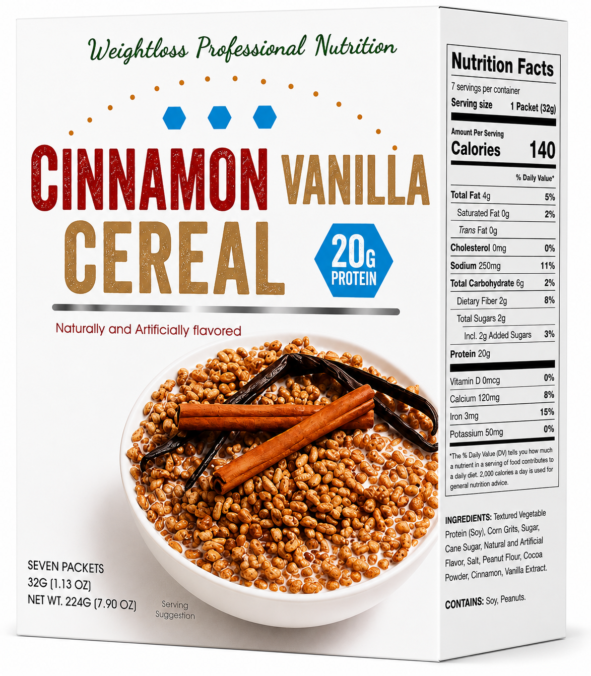 Cinnamon Vanilla Crisp Cereal