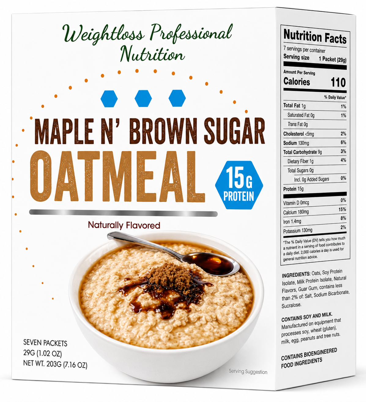 Maple N’ Brown Sugar Oatmeal