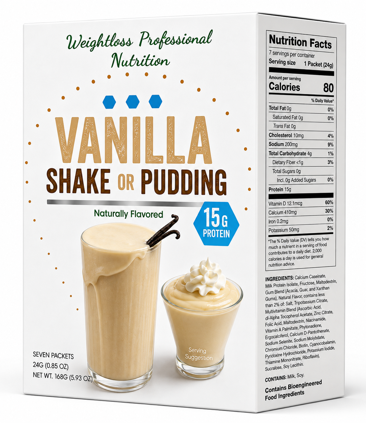 Vanilla Shake or Pudding